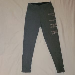 VS PINK grey leggings